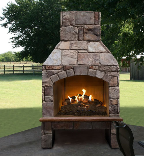 Stoneage Outdoor Fireplace