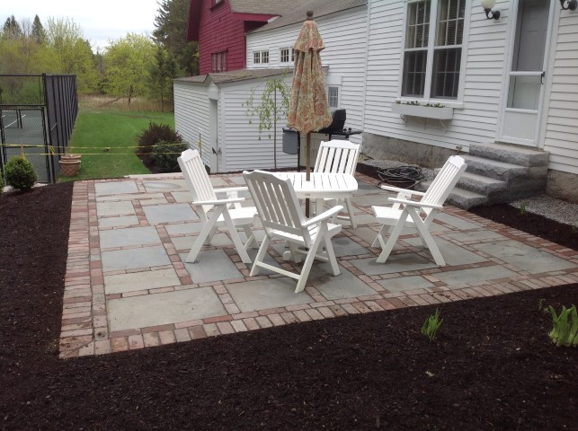 Bluestone & Clay Brick 