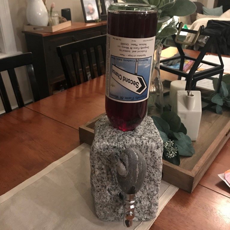 Grey Cobblestone Dispenser